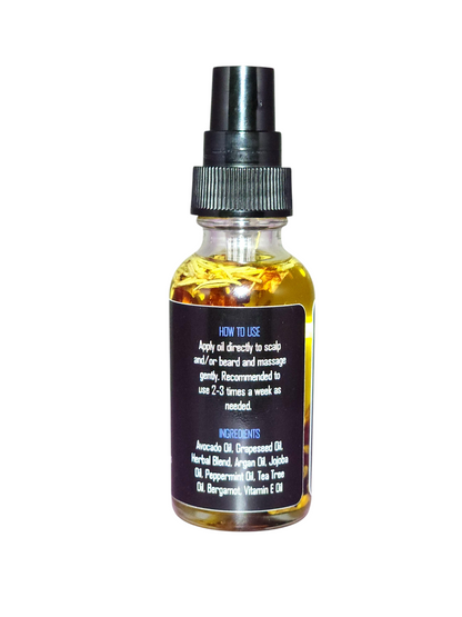 Men's Herbal Infused Scalp & Beard Oil